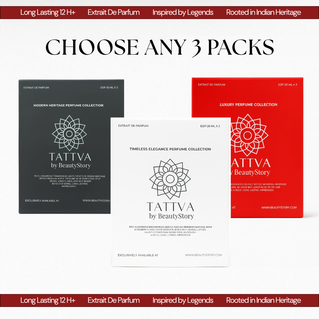 Buy 9 for 999 only! Choose any 3 packs of these luxury extrait de parfums