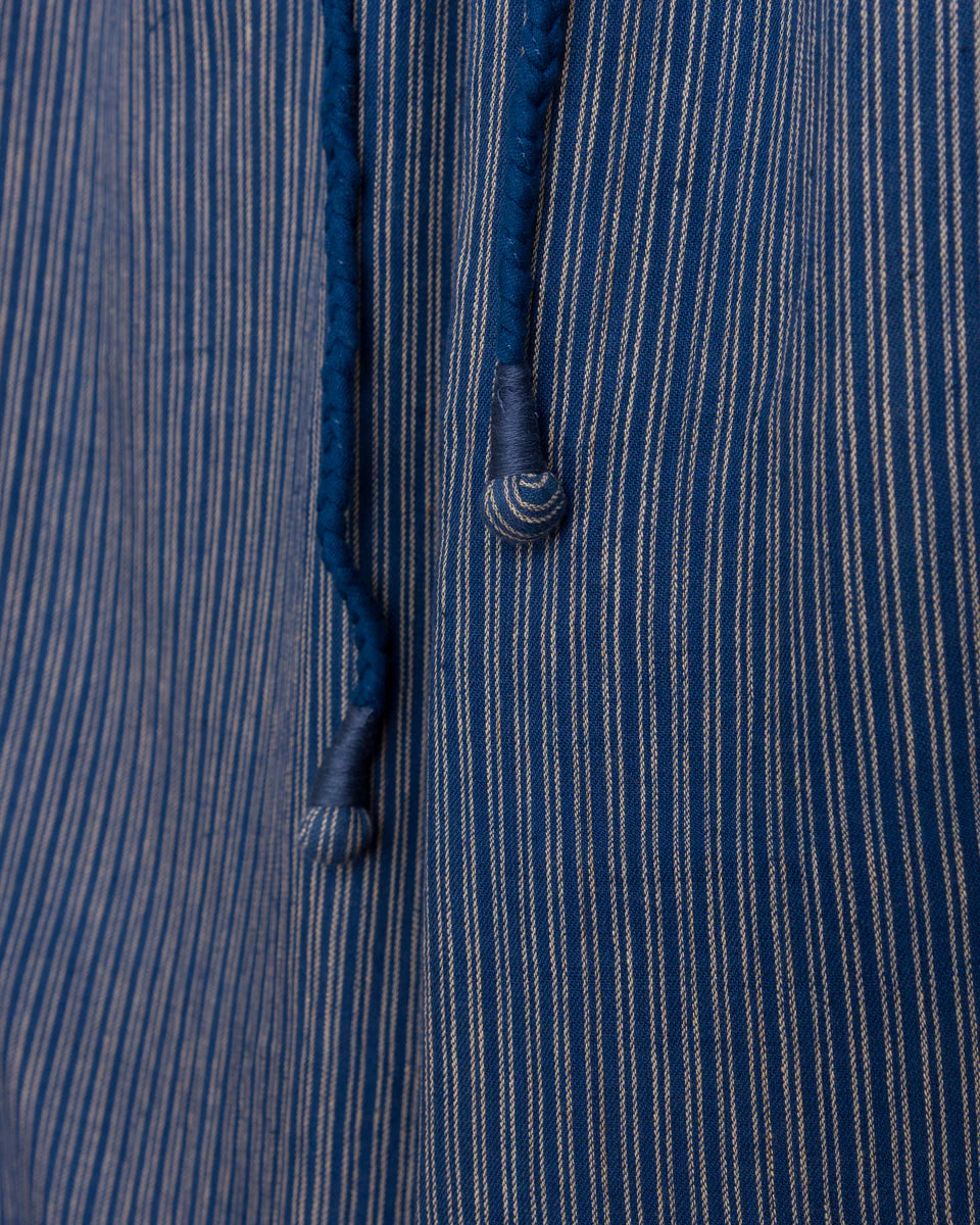 Umber & Ochre Garima Pant in Twill Indigo Stripe