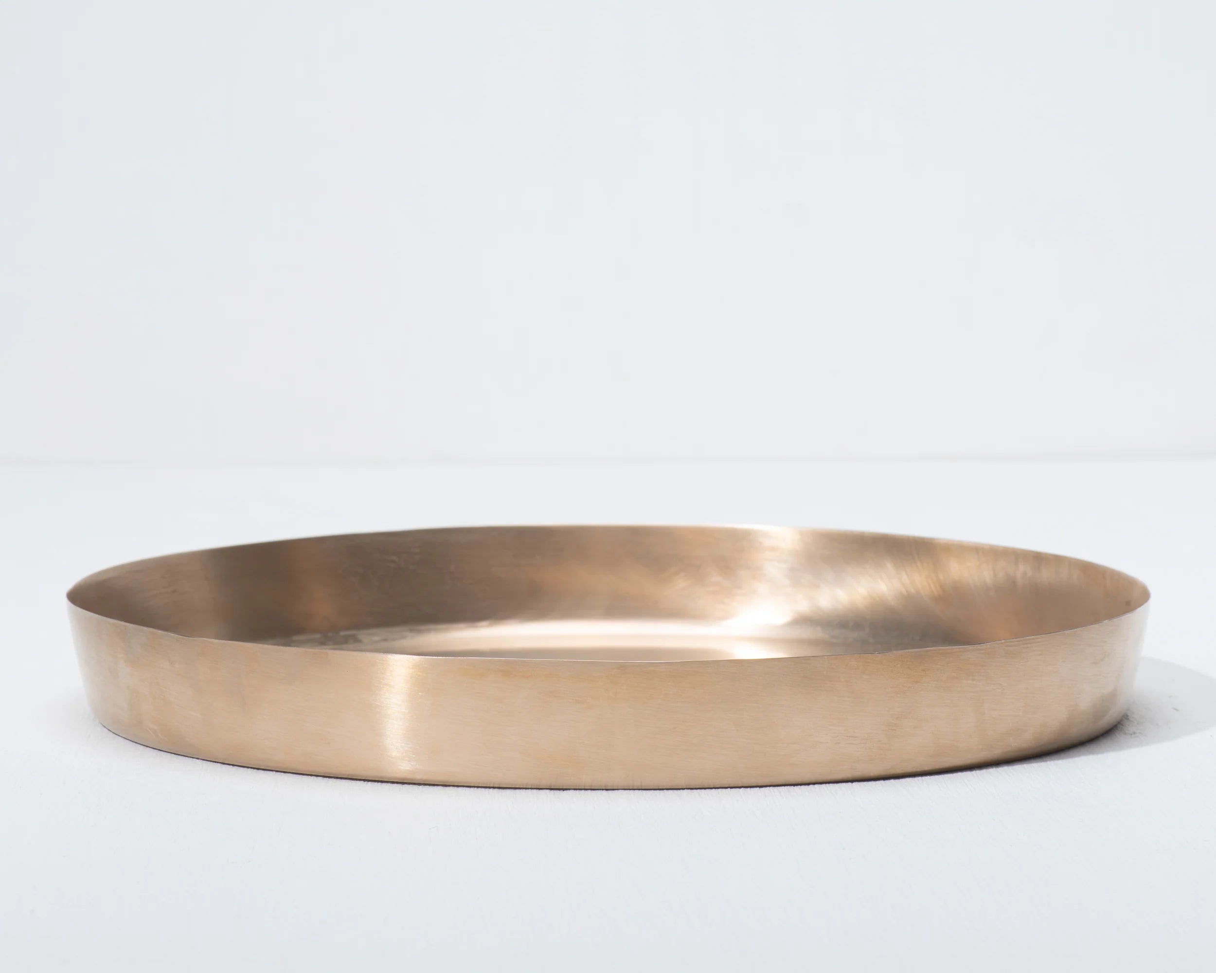 Umber & Ochre Kansa (Bronze) Large Round Tray