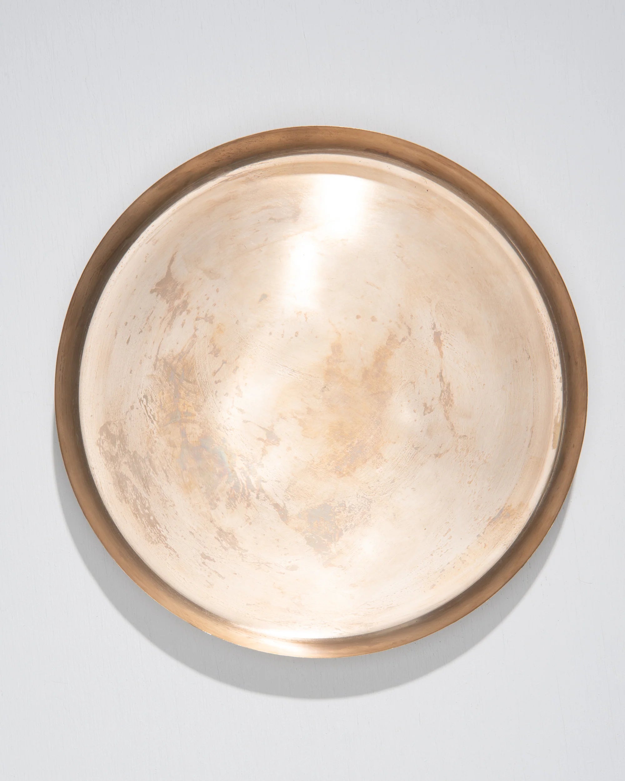 Umber & Ochre Kansa (Bronze) Large Round Tray