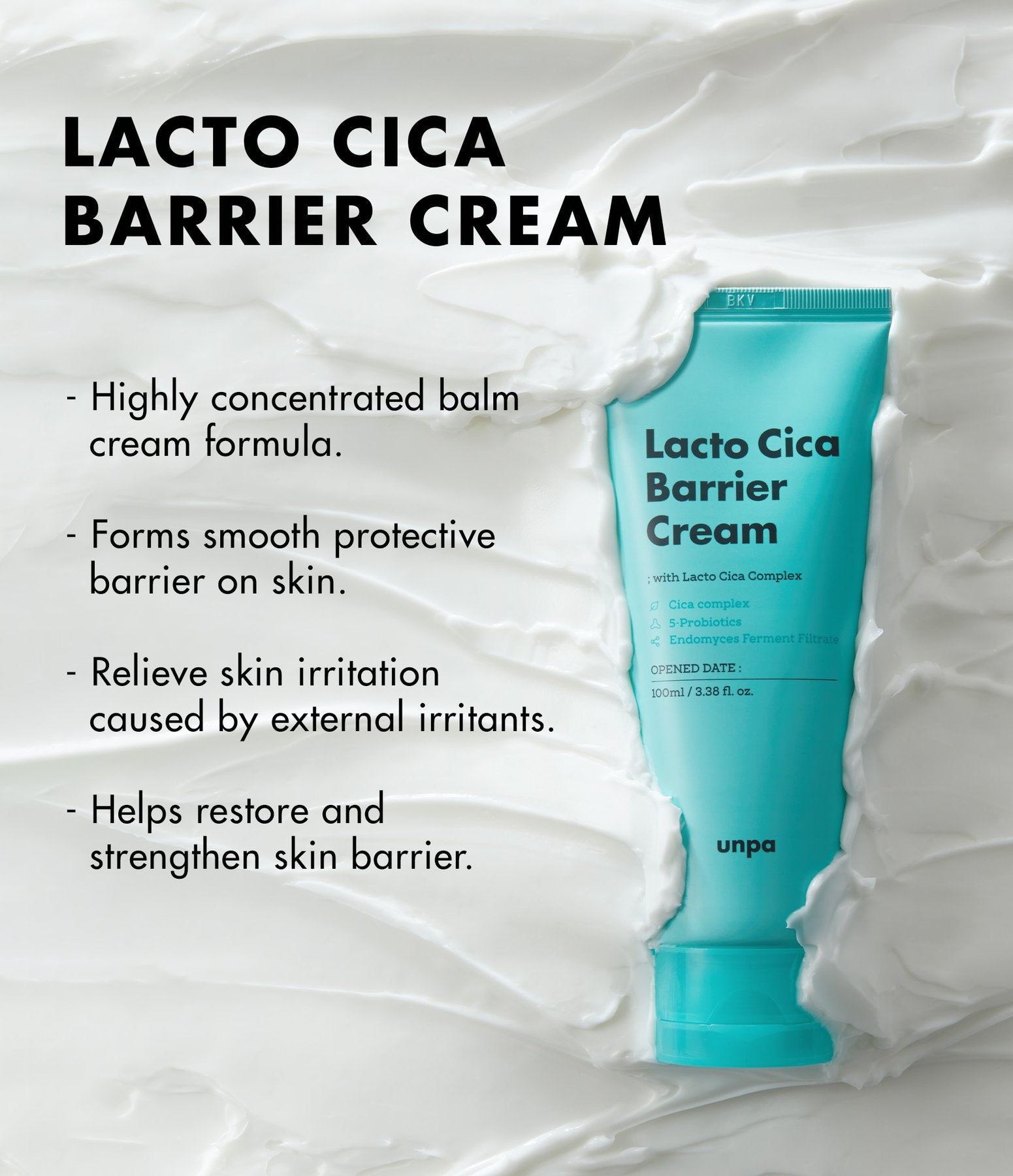 UNPA Lacto Cica Barrier Cream (100ml)