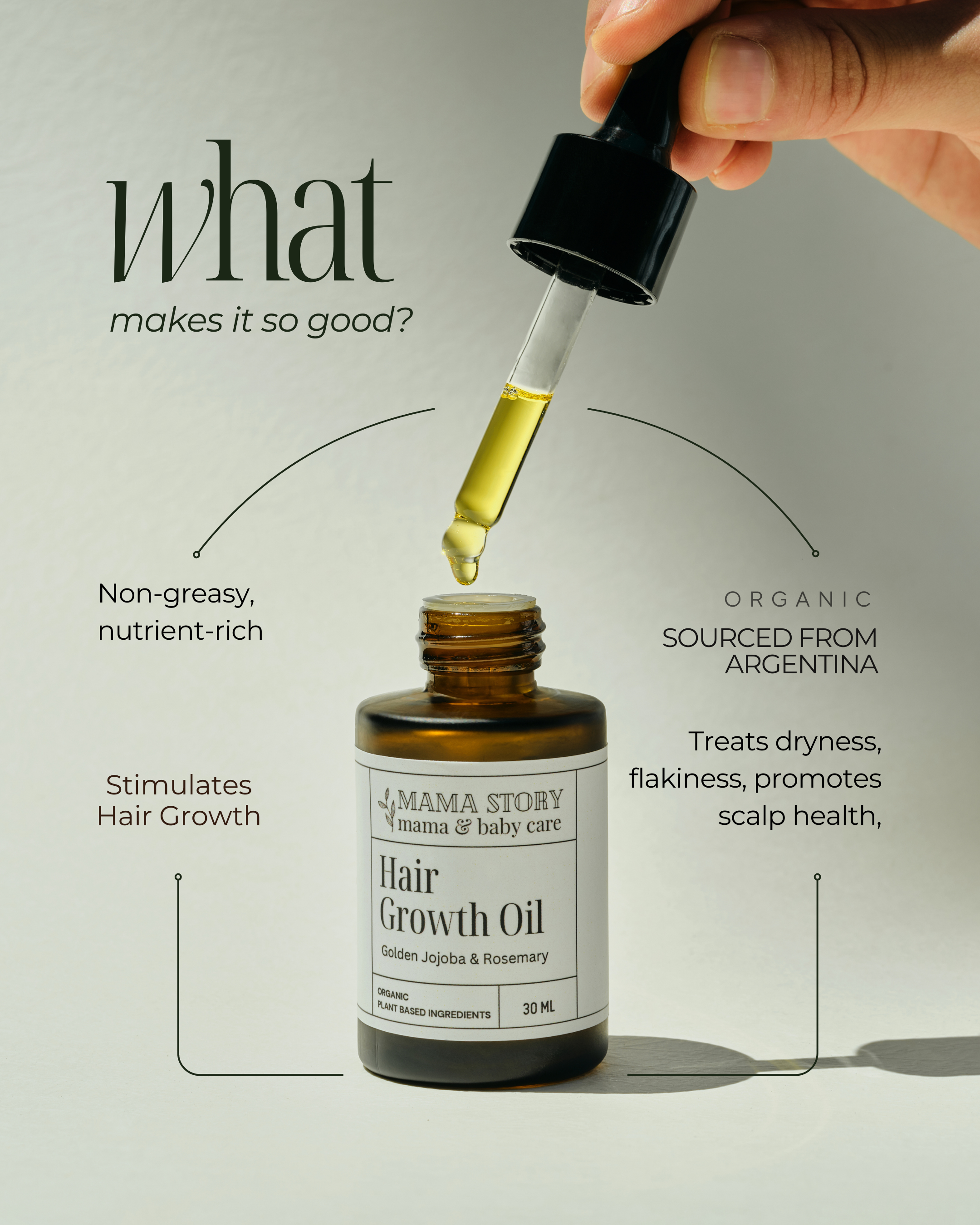 MAMA STORY Hair Growth Oil  30 ml Buy 1 Get 1 Free