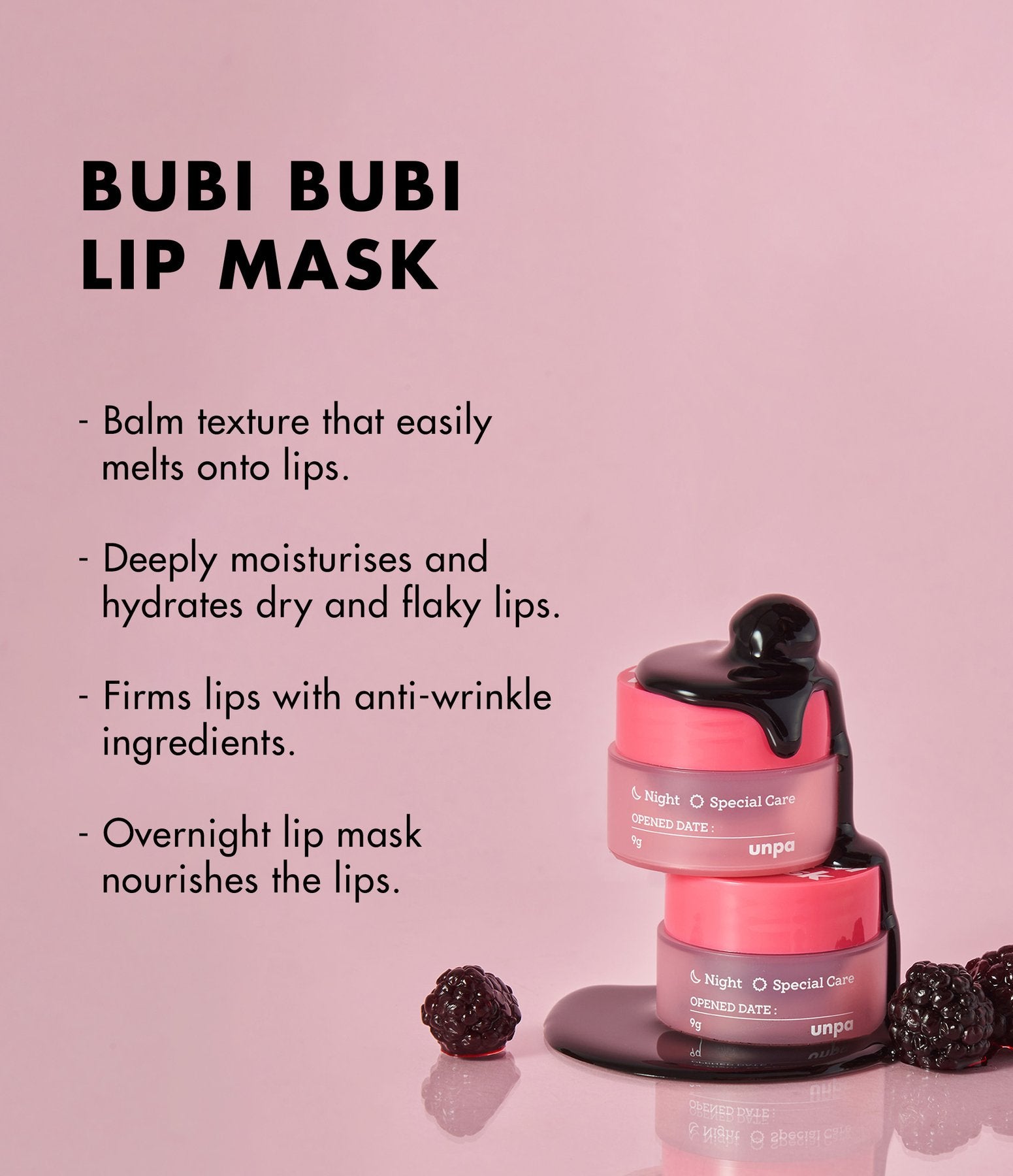 UNPA Bubi Bubi Lip Mask (9g)