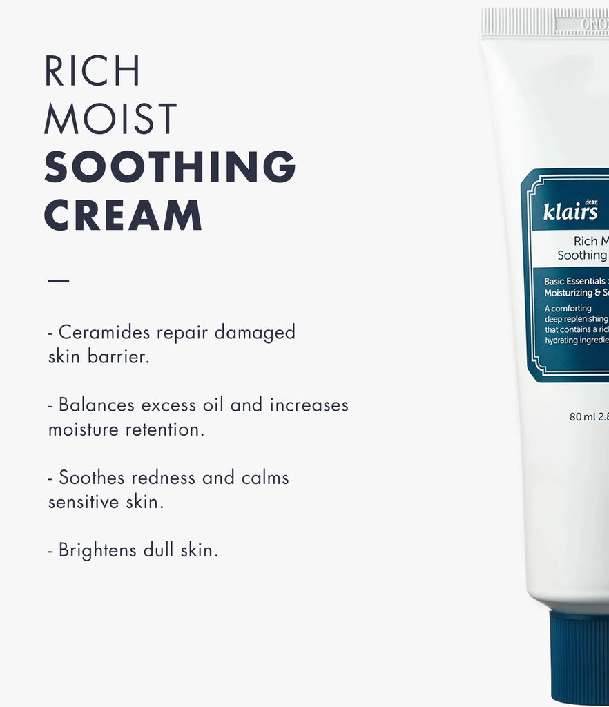 Klairs Rich Moist Soothing Cream Beauty Story